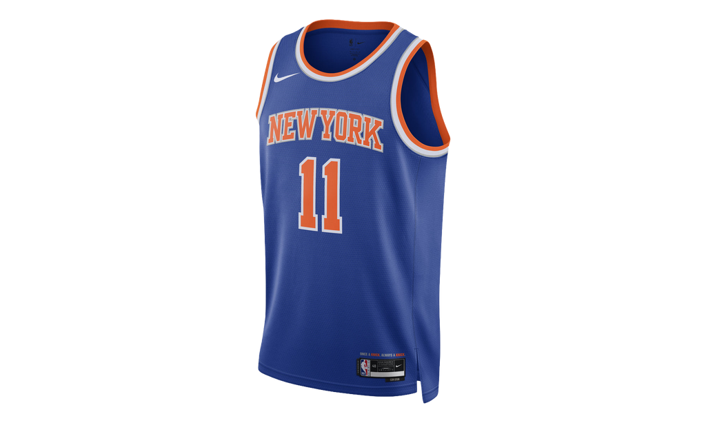 New York Knicks Jalen Brunson Icon Edition "Swingman Jersey - Blue" DN2015 498