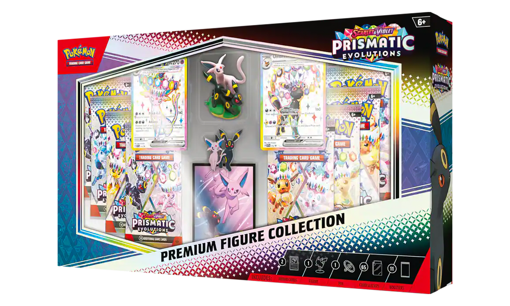 2025 Pokémon Prismatic Evolutions Premium Figure "Collection Box" POKE047