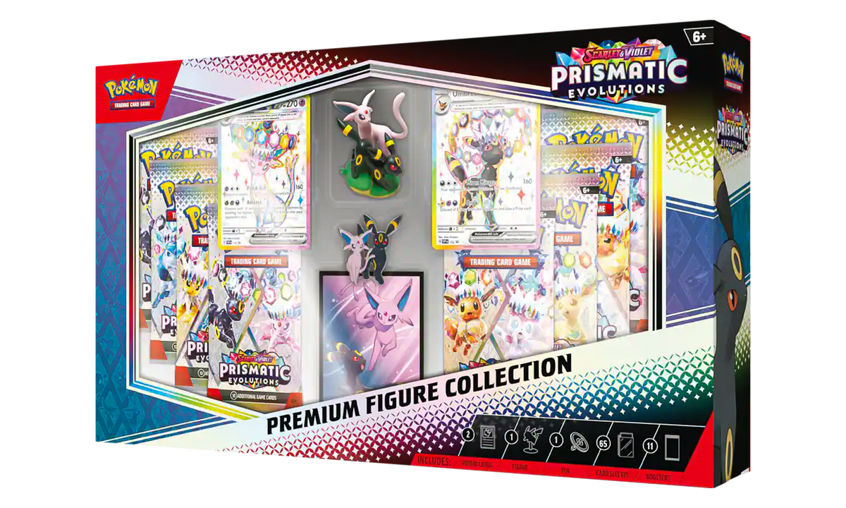 2025 Pokémon Prismatic Evolutions Premium Figure "Collection Box" POKE047