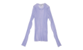 Opening Ceremony L/S Sheer Ribbed Top "Purple" S20KDZ12561