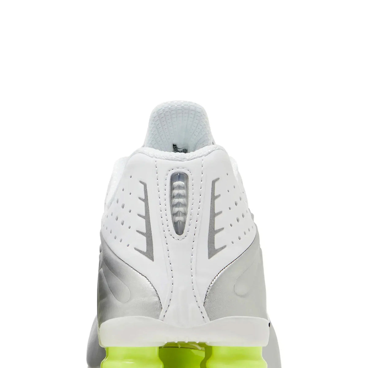 Nike Shox R4 'White Metallic Silver Volt' Women's (2025)