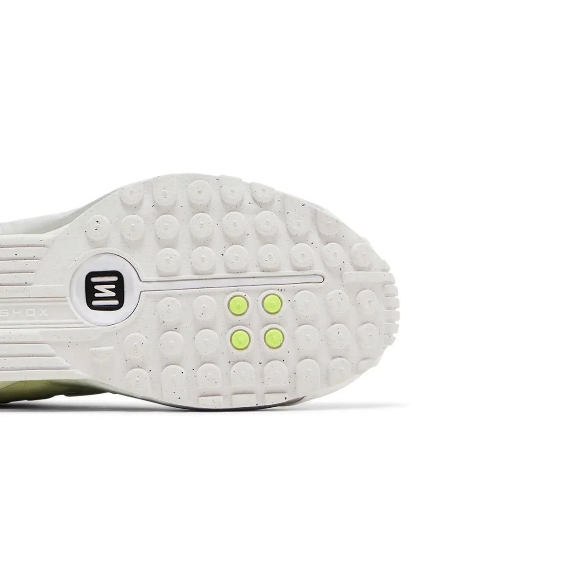 Nike Shox R4 'White Metallic Silver Volt' Women's (2025)