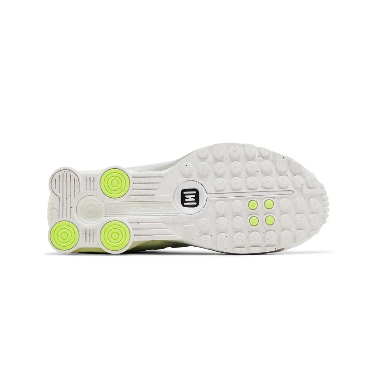 Nike Shox R4 'White Metallic Silver Volt' Women's (2025)
