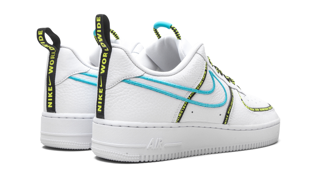 Air Force 1 Low "Worldwide White Blue Fury Volt" CK7213 100