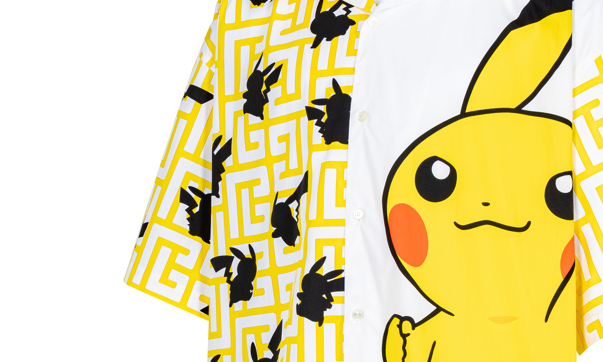 Oversize Pokemon Shirt "Balmain x Pokemon" YH3HN052CB89