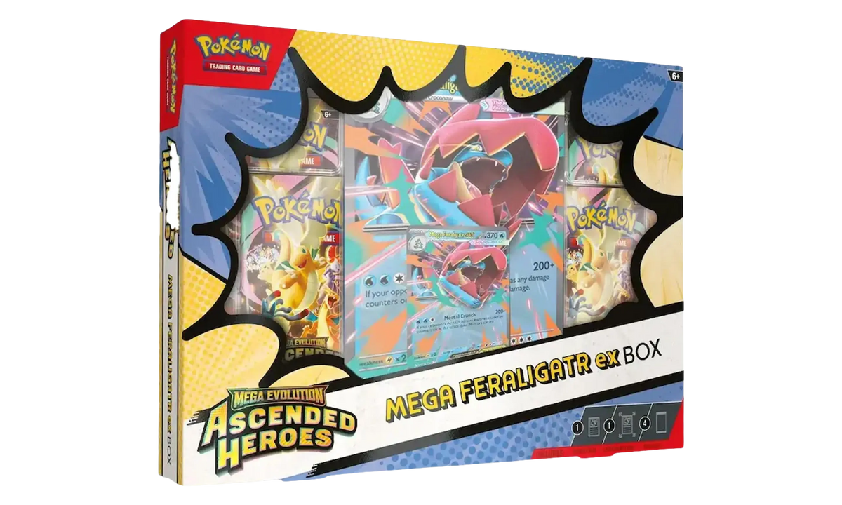 Ascended Heroes Mega Feraligatr ex Box "Sealed Box" POKE034