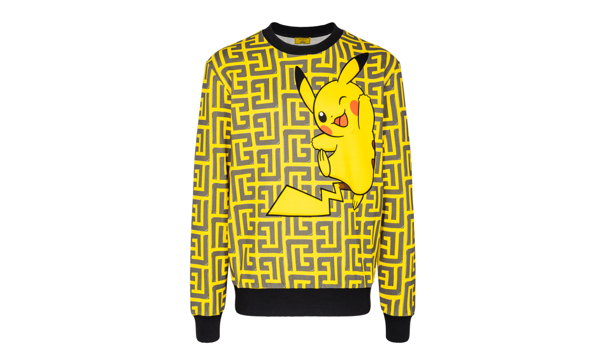 All Over Pokemon Sweatshirt "Balmain x Pokemon" YH3JQ040GB41