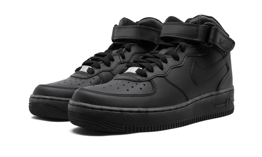 Air Force 1 Mid GS "Triple Black" 314195 004