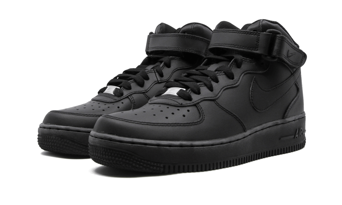 Air Force 1 Mid GS "Triple Black" 314195 004